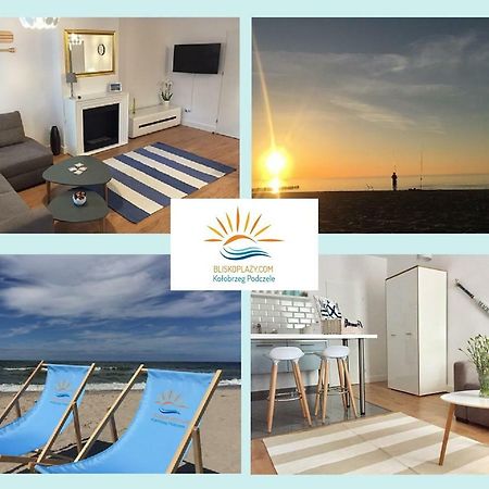 Apartamenty Blisko Plazy Podczele Kołobrzeg Exteriör bild