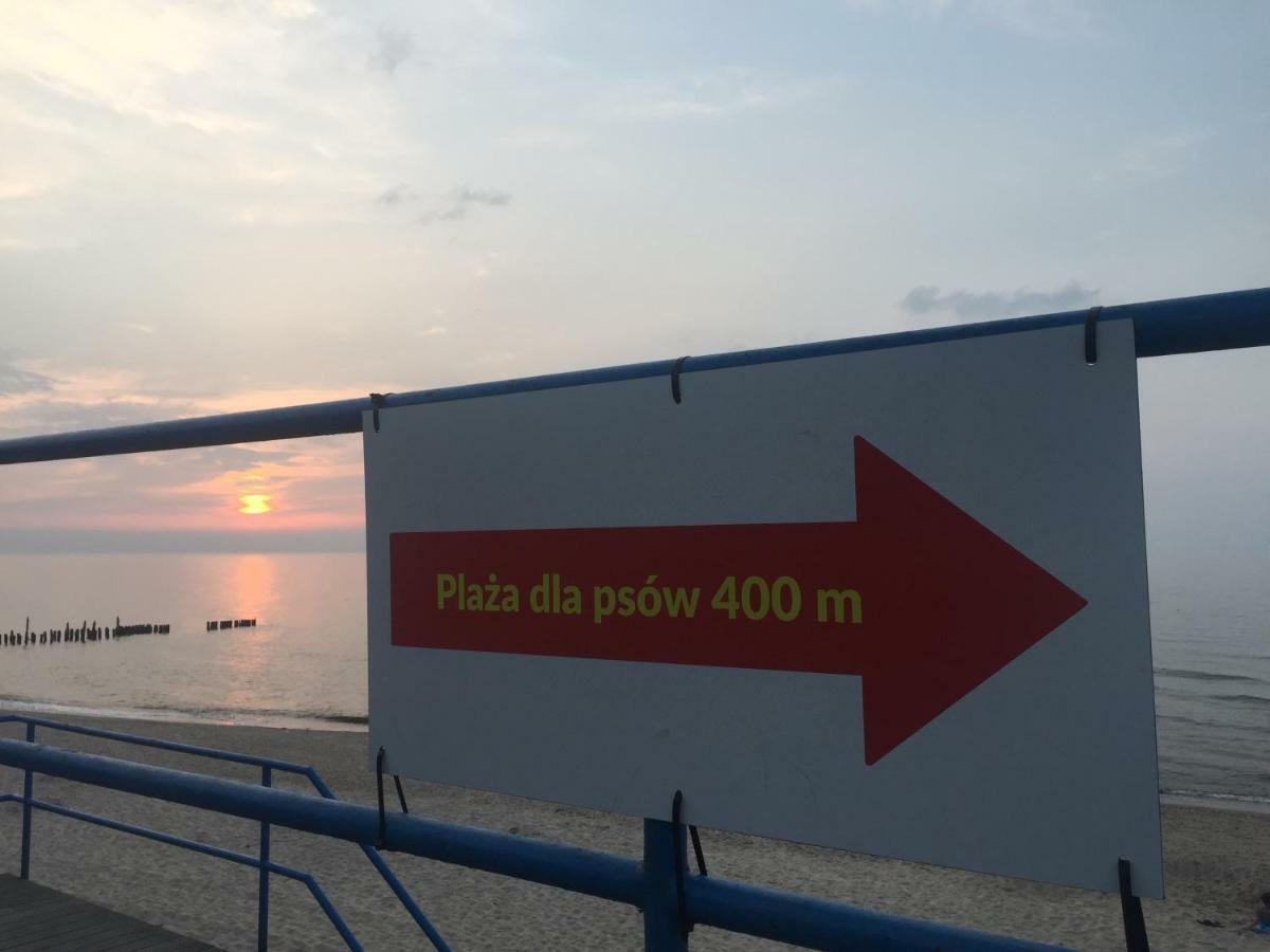 Apartamenty Blisko Plazy Podczele Kołobrzeg Exteriör bild